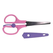Tesoura Escolar Ks-220 Cis Com Capa Protetora E Mola 12,5cm Cor Rosa Foto mini 2
