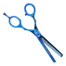 Tesoura Fio Navalha Maryam Curva 7 Tosa Pet Profissional Foto mini 2