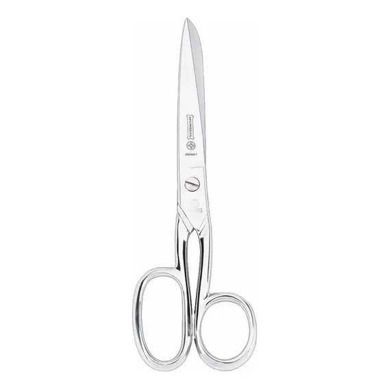 Tesoura Multiuso Fio Liso Pro Steel Mundial 17,5cm Foto 1