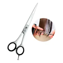Tesoura Mundial Cortar Cabelo Fio Laser Descanso Dedo 7 Pol Foto mini 1