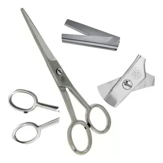 Tesoura Mundial Para Cabelo Prof Fio Laser 7 Aço Inox Bc-344 Foto 1