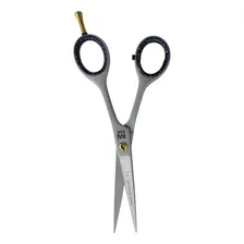 Tesoura Profissionais Fio Laser 6 Cabeleireiro Barbeiro Rai Cor Inox Foto mini 3