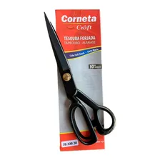 Tesoura Profissional Forjada 10 Tapeceiro Alfaite Corneta Foto mini 2