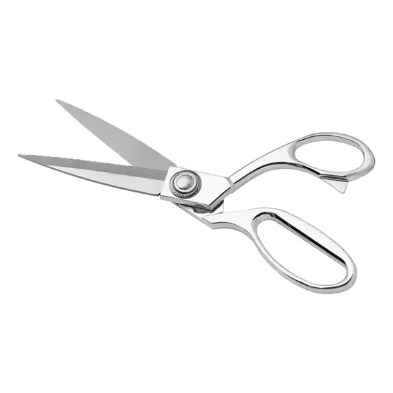 Tesoura Profissional Para Costura Alfaiate Profissional 10 Cor Prata Foto 1