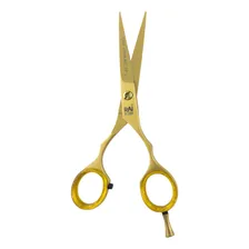 Tesoura Profissional Rai 5.5 Fio Laser Cabeleireiro Cor Dourado Foto mini 1