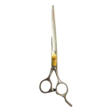 Tesoura Reta 17cm Profissional Pet Para Banho E Tosa Premium Foto mini 4