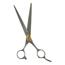Tesoura Reta 17cm Profissional Pet Para Banho E Tosa Premium Foto mini 1