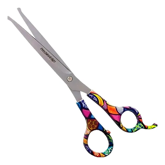 Tesoura Reta 7.5 Para Tosa Pet Profissional Precision Edge Foto 1