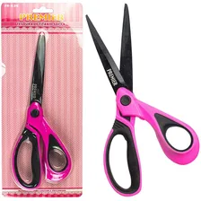 Tesoura Rosa Costura Uso Geral Titanium Não Perde O Corte Foto mini 1