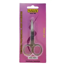 Tesoura Tesourinha Reta Manicure Profissional Sekich Foto mini 1