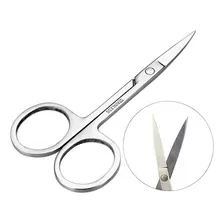 Tesourinha Tesoura Para Unhas Ponta Reta Inox Aço Foto mini 3