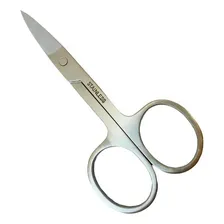 Tesourinha Tesoura Para Unhas Ponta Reta Inox Aço Foto mini 2