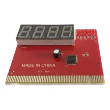 Testa Placa Mãe Diagnostico 4 Digitos Pci Pc Analyzer Pci Foto mini 2