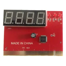 Testa Placa Mãe Diagnostico 4 Digitos Pci Pc Analyzer Pci Foto mini 1