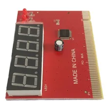 Testa Placa Mãe Diagnostico 4 Digitos Pci Pc Analyzer Pci Foto mini 4