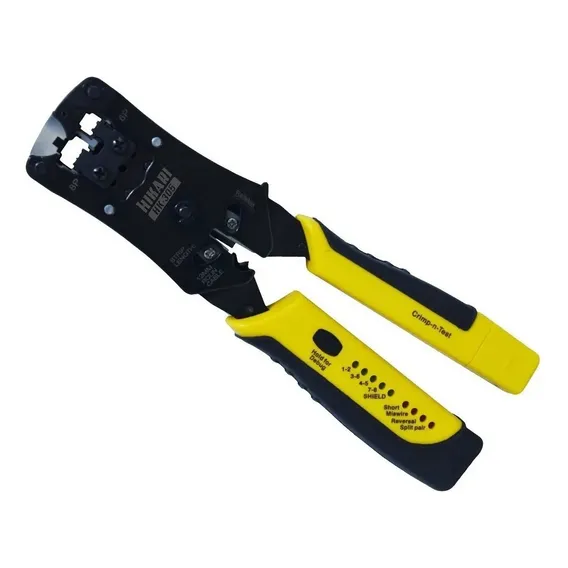 Testador De Cabos De Rede E Alicate De Crimpar Hikari Hk-305 Foto 1