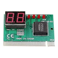 Testador Placa Mãe Diagnóstico Pc Analyzer 2 Digitos Pci Foto  mini 1