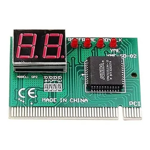 Testador Placa Mãe Diagnóstico Pc Analyzer 2 Digitos Pci Foto 1