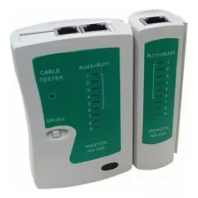 Testador Teste Cabo Rede Lan Rj45 Rj11 Telefonia Com Capa Foto  mini 1