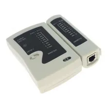 Testador Teste Crimpagem Cabo Rede Lan Telefonia Rj45 Rj11 Foto  mini 1