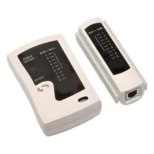 Testador Teste Crimpagem Cabo Rede Lan Telefonia Rj45 Rj11 Foto mini  2