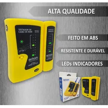 Teste Cabo De Rede Testador Rj45 Rj11 Lan Crimpagem Bateria Foto mini 4