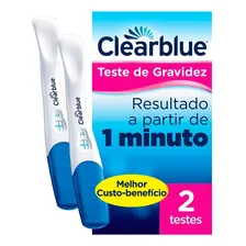 Teste Gravidez Clearblue Plus 2 Unidades Detecção Rapida Foto mini 1