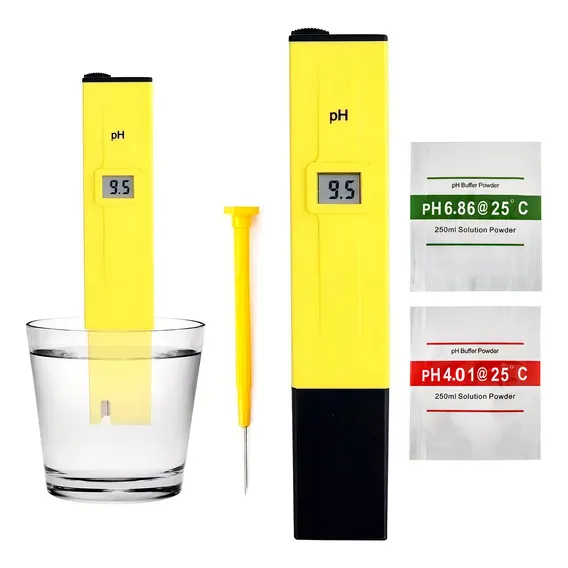 Teste Medidor De Ph Agua Digital Calibração Automática Foto 1
