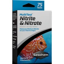 Teste Nitrito Nitrato Seachem Multi Test Nitrite Nitrate Eua Foto  mini 1