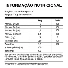 Testo 1000-Gh Ácido Aspártico Boro 60 Caps Dc-x Nutrition Sabor Sem Sabor Foto mini 4