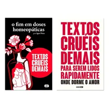 Textos Cruéis Demais Para Serem Lidos Rapidamente Onde Dorme O Amor: Textos Cruéis Demais, De Pires, Igor. Série Tcd (2), Vol. 2. Editora Globo S/a, Capa Mole, Edição 1 Em Português, 2019 Foto mini 1