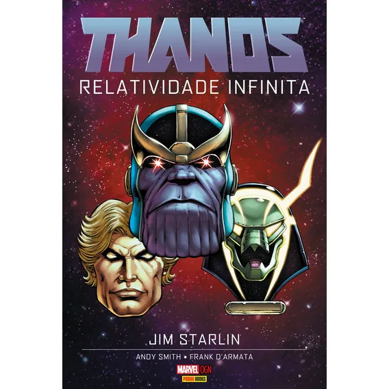 Thanos: Relatividade Infinita, de Starlin, Jim. Editorial Panini Brasil LTDA, capa dura em português, 2016 Foto 1