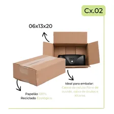 The box 100 caixa papelão correio sedex 20x13x6 s cor parda Foto mini 4