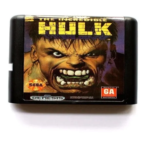 The Incredible Hulk O Incrivel Hulk Mega Drive Genesis Foto 1