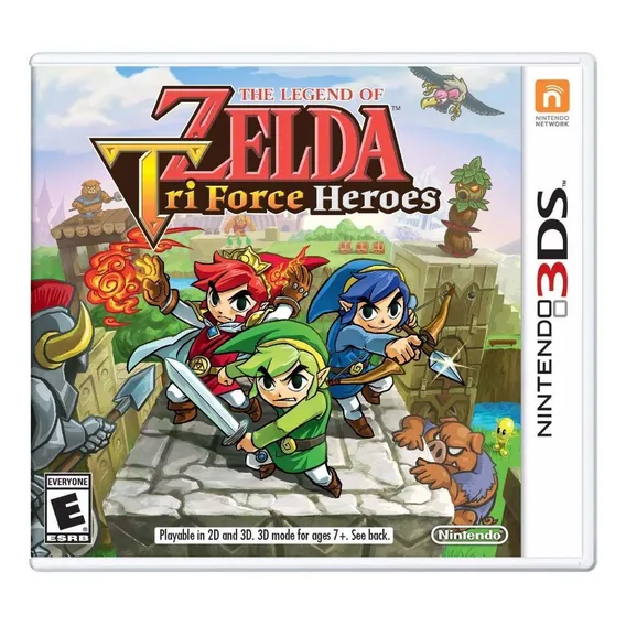 The Legend of Zelda: Tri Force Heroes Standard Edition Nintendo 3DS Físico Foto 1