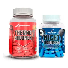 Thermo Abdomen - Diurno E Noturno - 180 Caps - Bodyaction Sabor Sem Sabor Foto  mini 1
