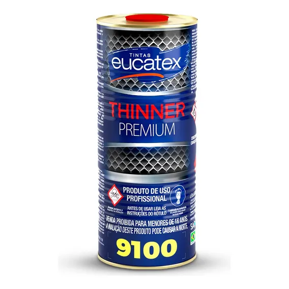 Thinner Solvente 900ml - Eucatex Foto 1