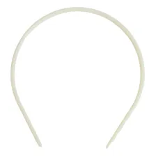 Tiara Arquinho Para Cabelo 10mm Artesanato Liso 50 Unidades Foto mini 1