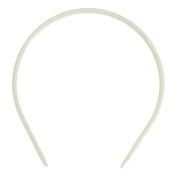 Tiara Arquinho Para Cabelo 10mm Artesanato Liso 50 Unidades Foto 1
