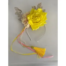 Tiara Borboleta Fantasia Carnaval Papilloo Cor Amarelo Foto mini 1
