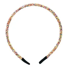 Tiara Com Glitter  C/6 Cores Cor Multi Escuro 47 Foto  mini 1