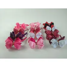 Tiara Com Laço Gorgurão Infantil/adulto Atacado 24 Peças Cor Vermelho Foto mini 1