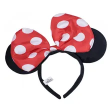 Tiara Com Orelhas Minnie E Laço Vermelho - Disney- Taime Foto mini 1