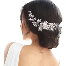 Tiara De Cabelo Arranjo Noiva Madrinha Daminha Debutante Cor Prateado Foto mini 1