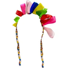 Tiara De Cabelo Fita Festa Junina Colorida Chamativa Mulher Foto mini 1