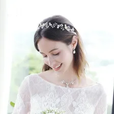 Tiara Dourada Noiva Daminha De Honra Casamento Festa Luxo Foto mini 4