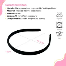 Tiara Encapada 10 Mm Kit Com 30 Unidades - Atacado Cor Sortida Foto mini  2