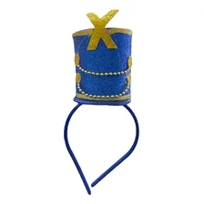 Tiara Mini Chapéu De Paquita - Azul Glamouroso Foto  mini 1