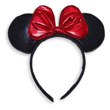 Tiara Minnie Com Lacinho Vermelho Festas Temáticas Clássico Foto mini 1