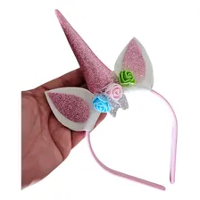 Tiara Unicorn menina fantasia tiara brinde do eva layout unic贸rnio - rosa-claro Foto mini 3